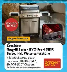 Aldi Nord Gasgrill Boston EVO Pro 4 SIKR Turbo, inkl. Wetterschutzhülle Angebot