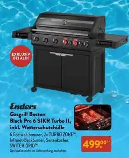 Aldi Nord Gasgrill Boston Black Pro 6 SIKR Turbo II, inkl. Wetterschutzhülle Angebot