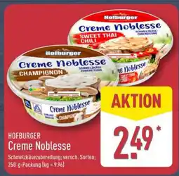 Aldi Nord HOFBURGER Creme Noblesse Angebot