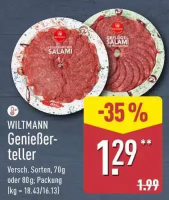 Aldi Nord WILTMANN Genießer-teller Angebot