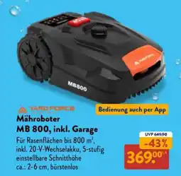 Aldi Nord Mähroboter MB 800, inkl. Garage Angebot