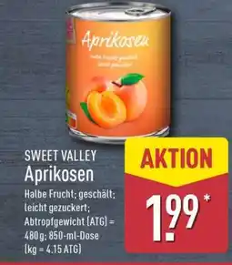Aldi Nord SWEET VALLEY Aprikosen Angebot