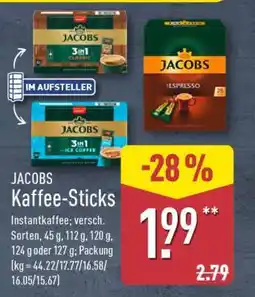 Aldi Nord JACOBS Kaffee-Sticks Angebot