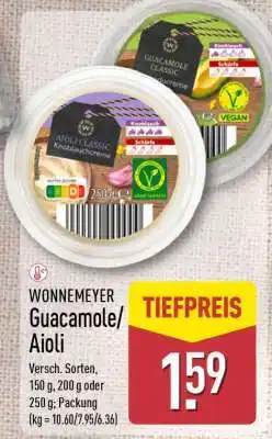 Aldi Nord WONNEMEYER Guacamole/Aioli Angebot