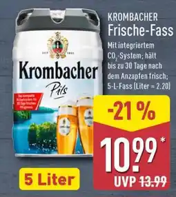 Aldi Nord KROMBACHER Frische-Fass Angebot
