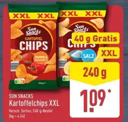 Aldi Nord SUN SNACKS Kartoffelchips XXL Angebot