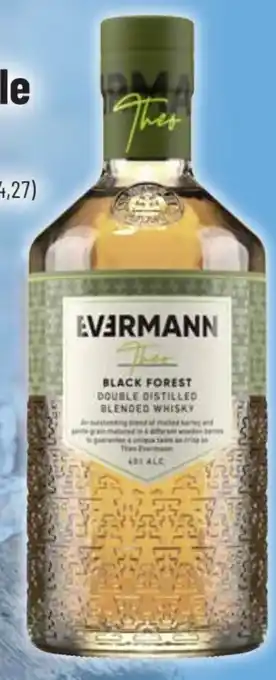 trinkgut Evermann Theo Black Forest Double Distilled Blended Whisky Angebot