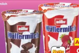 Netto Marken-Discount Müller Müllermilch Erdbeere Angebot