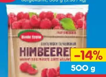 Netto Marken-Discount Beste Ernte Erntefrisch Tiefgefroren Himbeeren Angebot