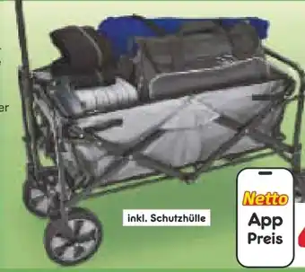 Netto Marken-Discount Living Garden Faltbarer Bollerwagen Angebot