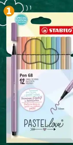 PENNY Stabilo Pen 68 Premium Filzstifte Angebot