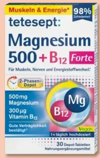 PENNY Tetesept Magnesium 500 + B12 Angebot