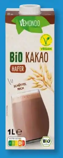 Lidl Vemondo Bio Kakao Haferdrink Angebot