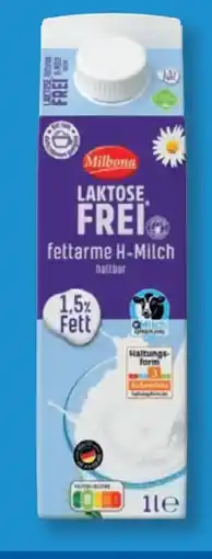 Lidl Milbona Laktosefreie haltbare fettarme Milch Angebot