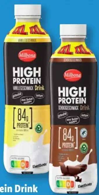 Lidl Milbona High Protein Drink XXL Angebot