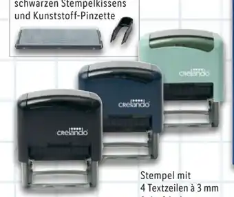 Lidl Crelando Büro- und Adressstempe Angebot