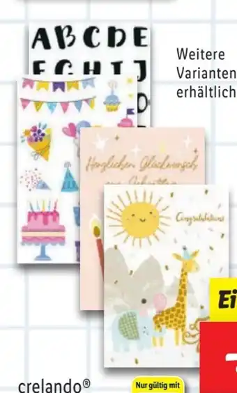 Lidl Crelando Stickerset Angebot