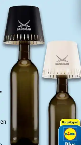 Lidl Sansibar LED-Akku-Flaschenleuchte Angebot