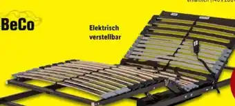 Lidl BeCo Matratzen 7-Zonen Motor-Lattenrost Premium Top Angebot