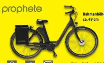 Lidl Prophete E-Bike Alu-City Geniesser 1.0 Angebot