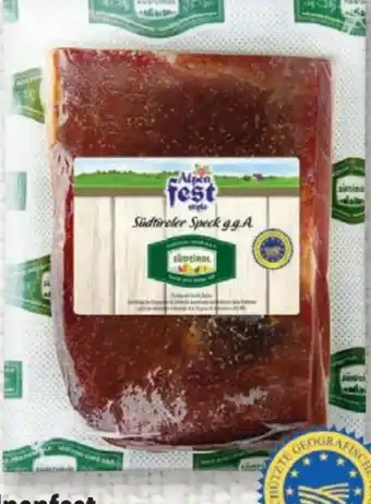 Lidl Alpenfest Südtiroler Speck Angebot