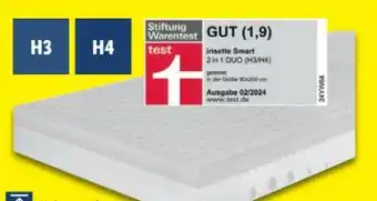 Lidl Irisette Wende-Matratze Smart HS Angebot