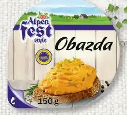 Lidl Alpenfest Obazda Angebot