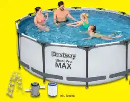 Lidl BestWay Steel Pro Max Stahlrahmenpool-Set Angebot