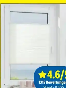 Lidl Lichtblick Plissee Klemmfix Angebot