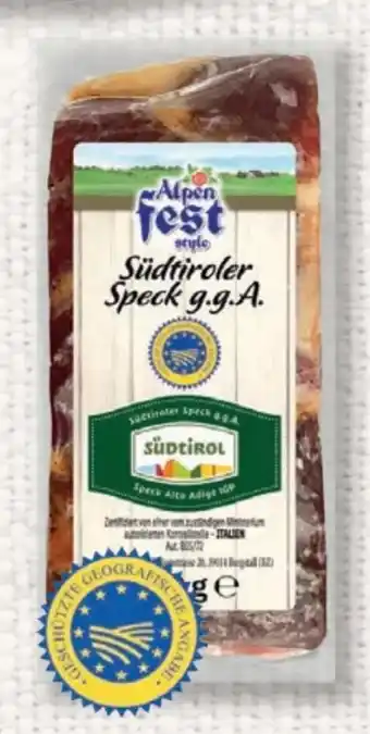 Lidl Alpenfest Südtiroler Speck Angebot