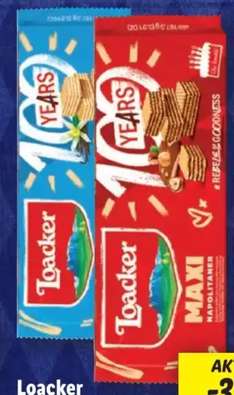 Lidl Loacker Maxi Waffeln Angebot