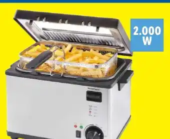 Lidl SilverCrest Kitchen Tools Edelstahl-Fritteuse SEF3 2000 C5 Angebot