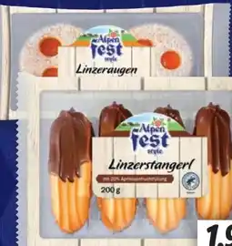 Lidl Alpenfest Linzer Gebäck Angebot
