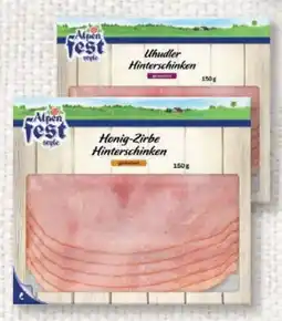 Lidl Alpenfest Honig-Zirbe Hinterschinken Angebot