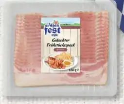 Lidl Alpenfest Gekochter Frühstücksspeck Angebot
