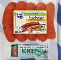 Lidl Alpenfest Käsekrainer XXL Angebot
