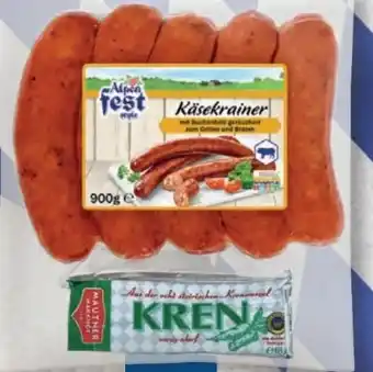 Lidl Alpenfest Käsekrainer XXL Angebot