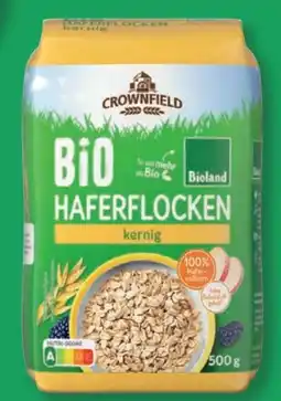 Lidl Crownfield Bio Haferflocken Kernig Angebot