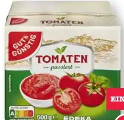 Scheck-in-Center Gut & Günstig Tomaten Passiert Angebot