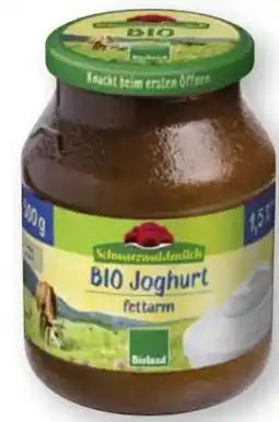 Scheck-in-Center Schwarzwaldmilch Bio Joghurt fettarm Angebot