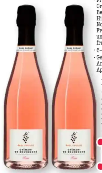 Scheck-in-Center Paul Chollet Crémant de Bourgogne Rosé Angebot