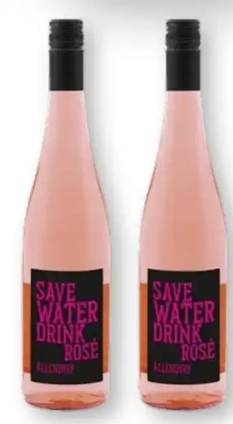Scheck-in-Center Allendorf Save Water Drink Rose Angebot