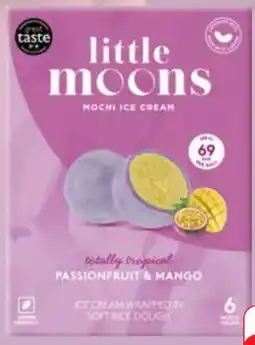Edeka Little Moons Mochi Ice Cream Passion Fruit & Mango Angebot