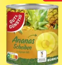 Edeka Gut & Günstig Ananas Scheiben Angebot