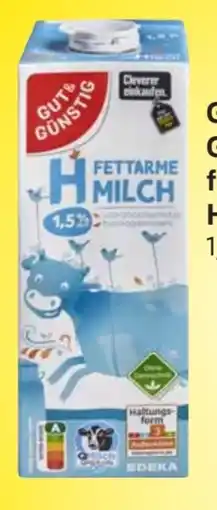 Edeka Gut & Günstig Haltbare Fettarme Milch Angebot