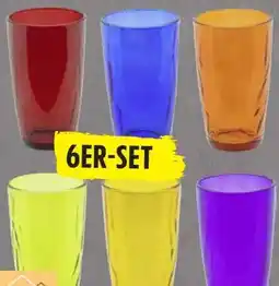 Edeka Dekor Gläser-Set 6er Set Angebot