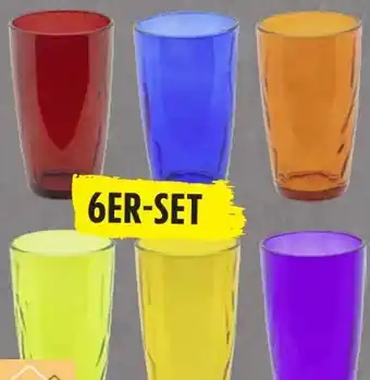 Edeka Dekor Gläser-Set 6er Set Angebot