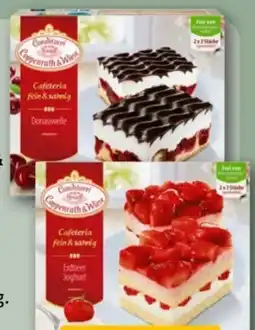 REWE Center Coppenrath & Wiese Cafeteria fein sahnig Donauwelle Angebot