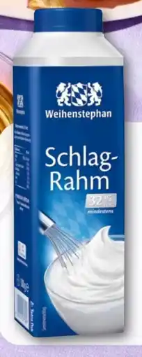 nahkauf Weihenstephan Schlagsahne Angebot