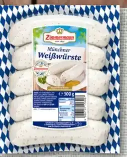 nahkauf Fleischwerke Zimmermann 5 Münchner Weißwürste Angebot